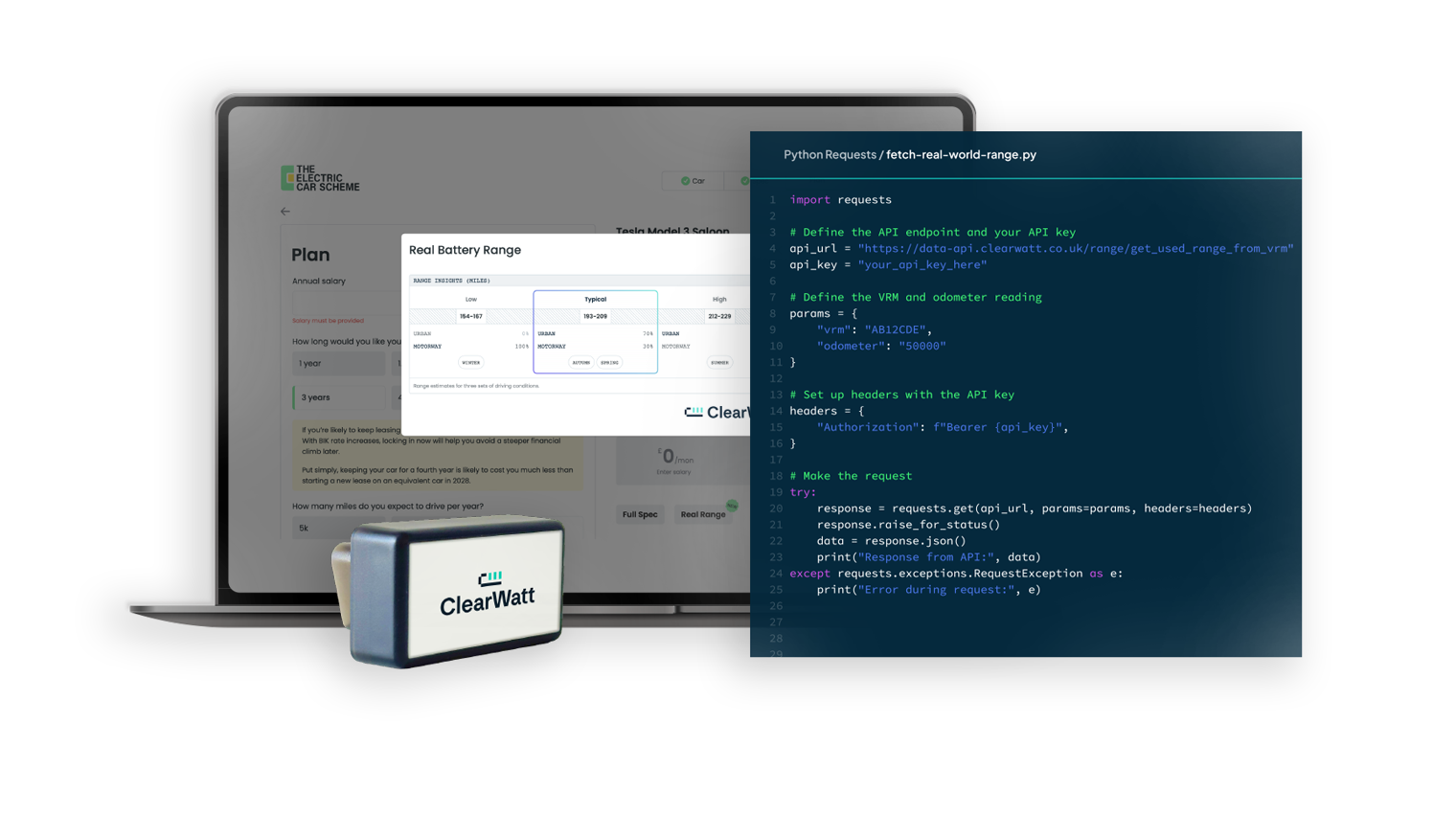 CW products illustration